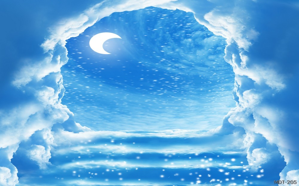 Mẫu dán trần mây trời MDT-205